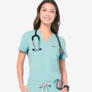 FIGS Seaglass Catarina Top & Zamora Pant Set